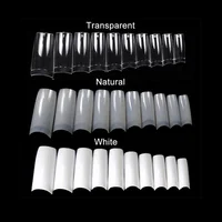 

500pcs/bag Nails Half French False Nail Art Tips Acrylic UV Gel Manicure Tip