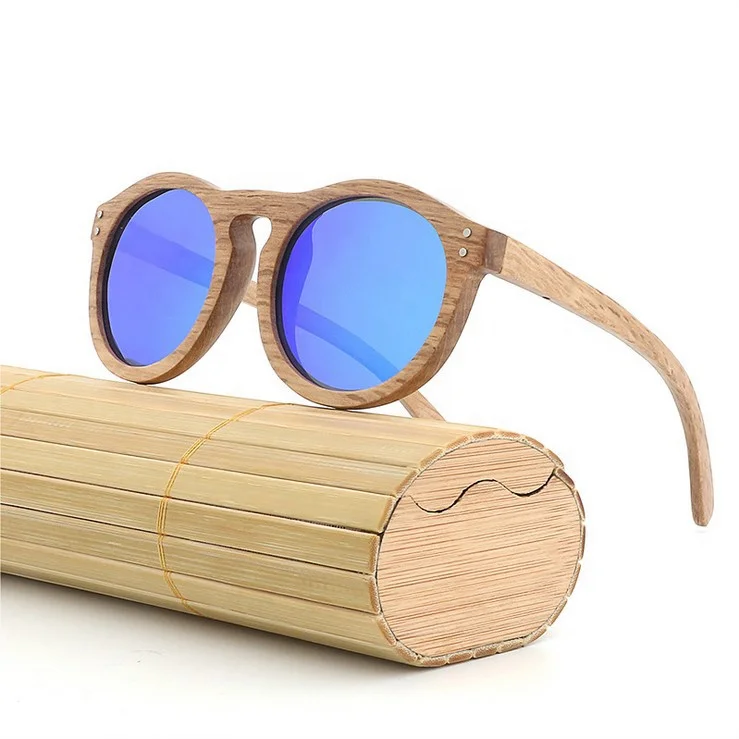 

UV400 Protection Blue PC Lens Curren Men Women Handcraft Wood Sun Glasses Dropshipping