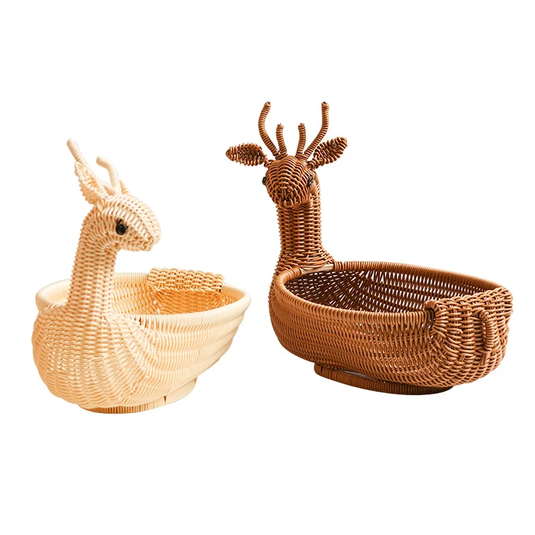 

Huangtu Bathroom Hamper Cute Decorators Collection Animal Handmade Gift Art Decoration Artwork Home Eco-friendly Plastic Storage Baskets, Custom