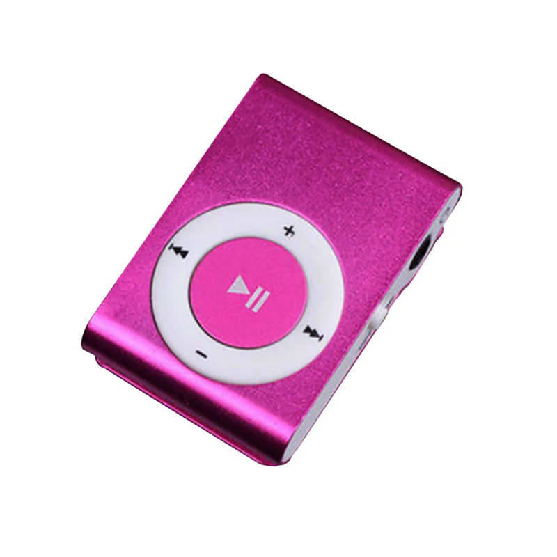 

Factory Supply Portable Crack Mini MP3 Player Support Card Campaign MP3 Music Player Built-in Speaker With Changing LED Light