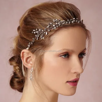 Diy Handmade Bridal Crystal Tiara Hair Vine Headbands Crown Bridal