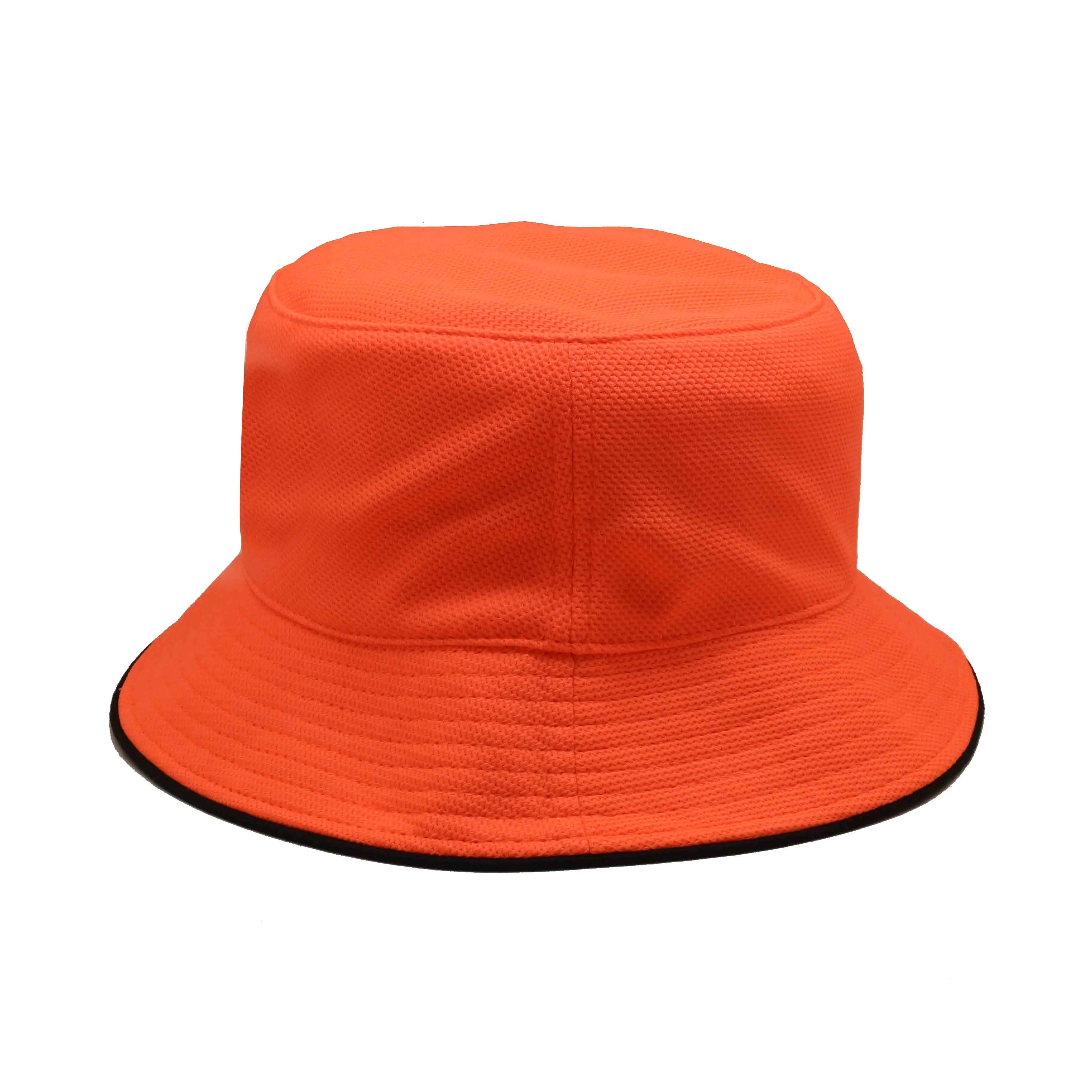 Orange Custom Plain Mesh Cheap Bucket Hats - Buy Cheap Bucket Hats,Mesh ...