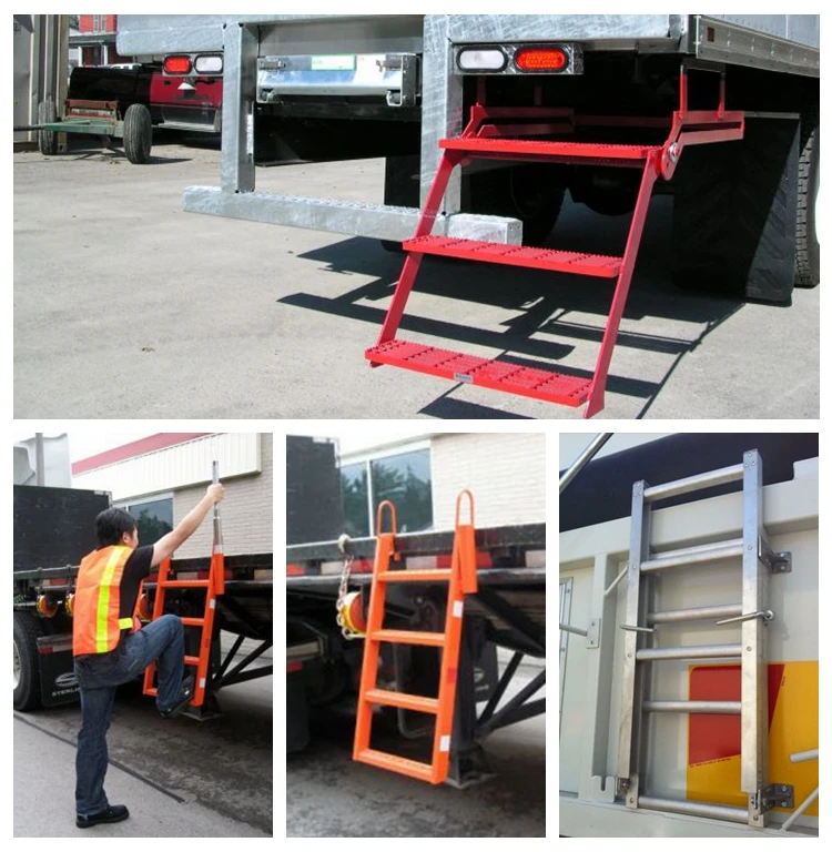 19717 Heavy Duty Folding Step For Trucks Trailers Chrome Plating