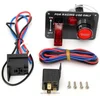 DC12V Racing Car Carbon-Look Ignition Switch Panel Engine Start Push Button 30A