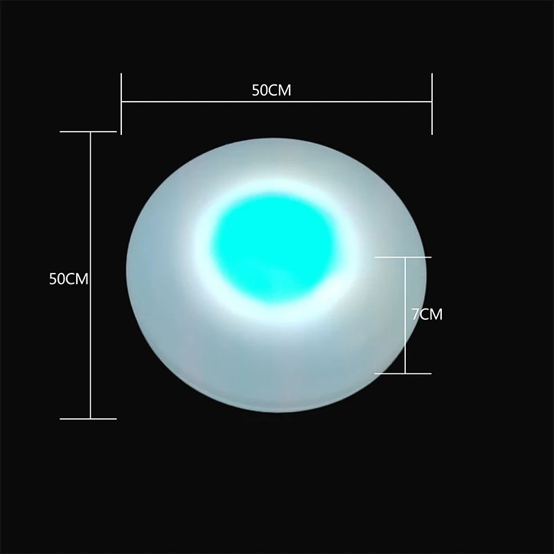 New design round shape outdoor led lighted floor dance tiles interactive floor led