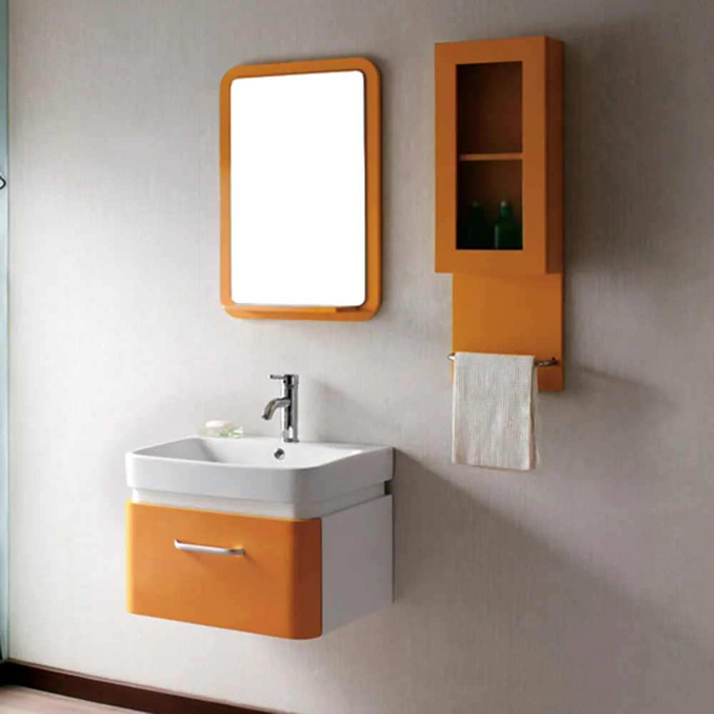 45 inch muur hang custom commerciële ontwerp kleine badkamer, kast ...