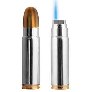 Image of YM-085 China factory directed bullet shaped butane gas lighter jet flame gas lighter with beer bottle opener