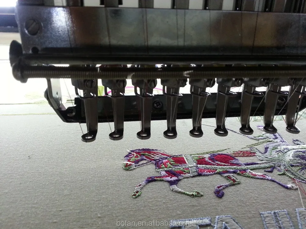 Dahao Embroidery Machine Software 9 Needles 2 Heads Flat Computer