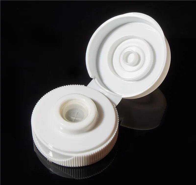 Food Grade Ketchup Dispensing Bottle Flip Top Cap With Silicone Valve