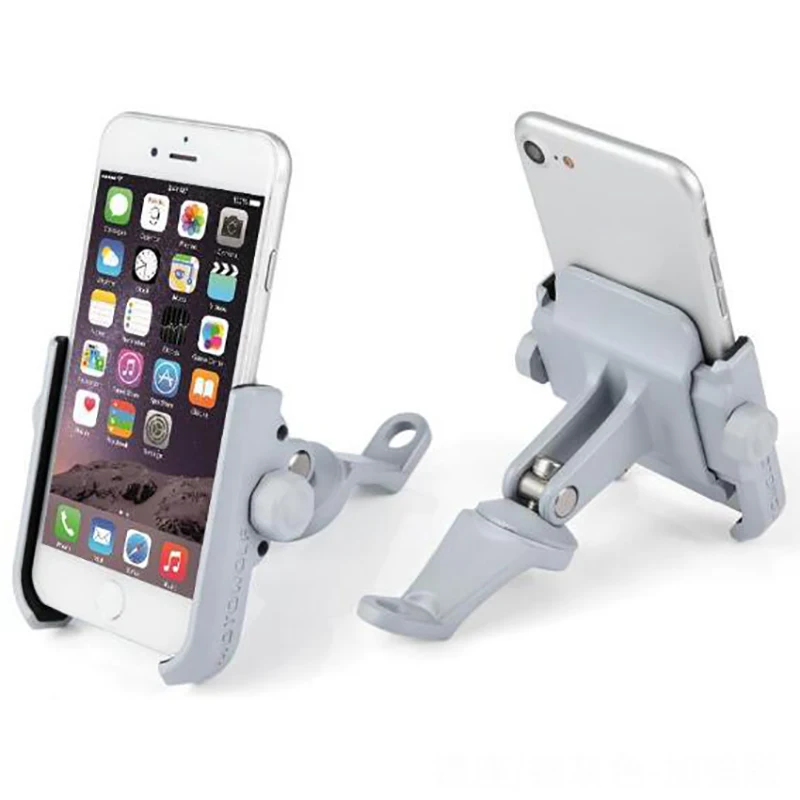

Metal Motorbike Mobile Mount Cell Phone Motorcycle Phone Holder, Black/silver