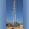Outdoor 40m 4-foot lattice self-supporting tower steel structure telecommunications tower