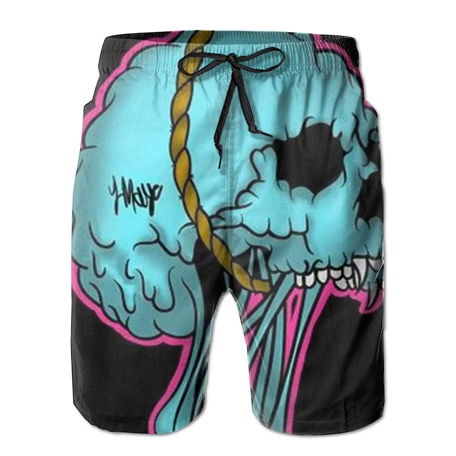 flame swim trunks