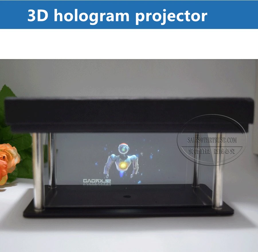 3d Hologram Pyramid Projector,Tablet Naked Eye 3d Video Display Prism