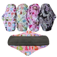 

New Arrival PUL Cloth Pads Charcoal Bamboo Reusable Mama Sanitary Menstrual Pads