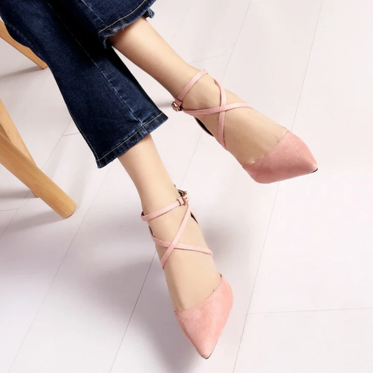 

Fashion bandage pointed shoes women heels shoes women sandals women heels