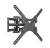 17"-55" TV BRACKET with tilt and swivel function heavy duty max loading 80kgs adjustable folding sliding TV wall mount bracket