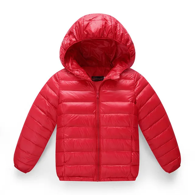 

Winter jacket girls and boys clothes ultra light white duck Hooded kids coats children winter girls jacket, N/a