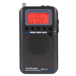 Portable Airband FM Stereo Radio Earphones