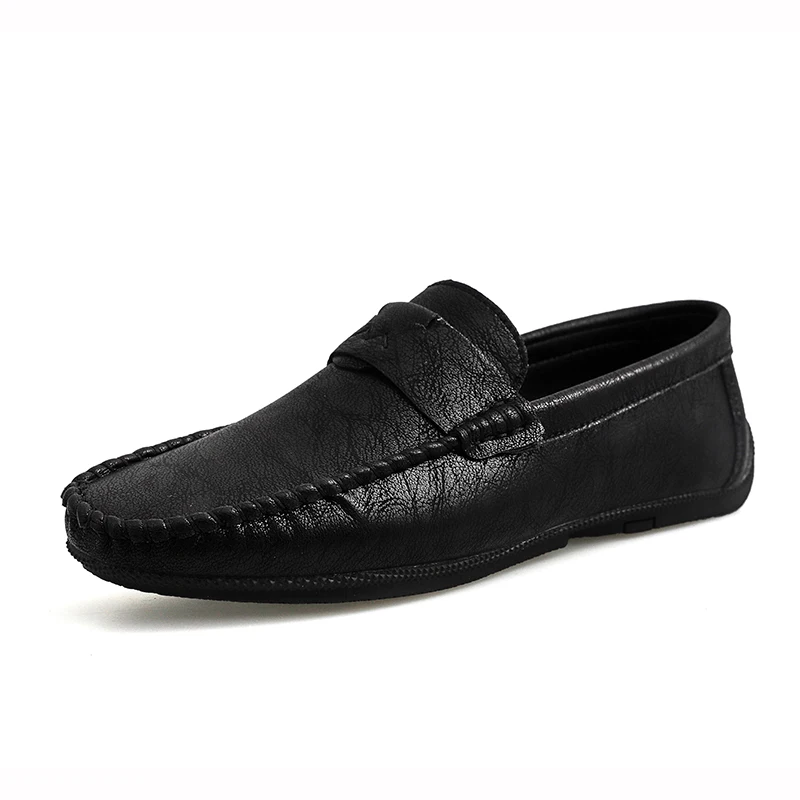 

Fashion casual slip on casual shoes high quality custom logo male loafers for men