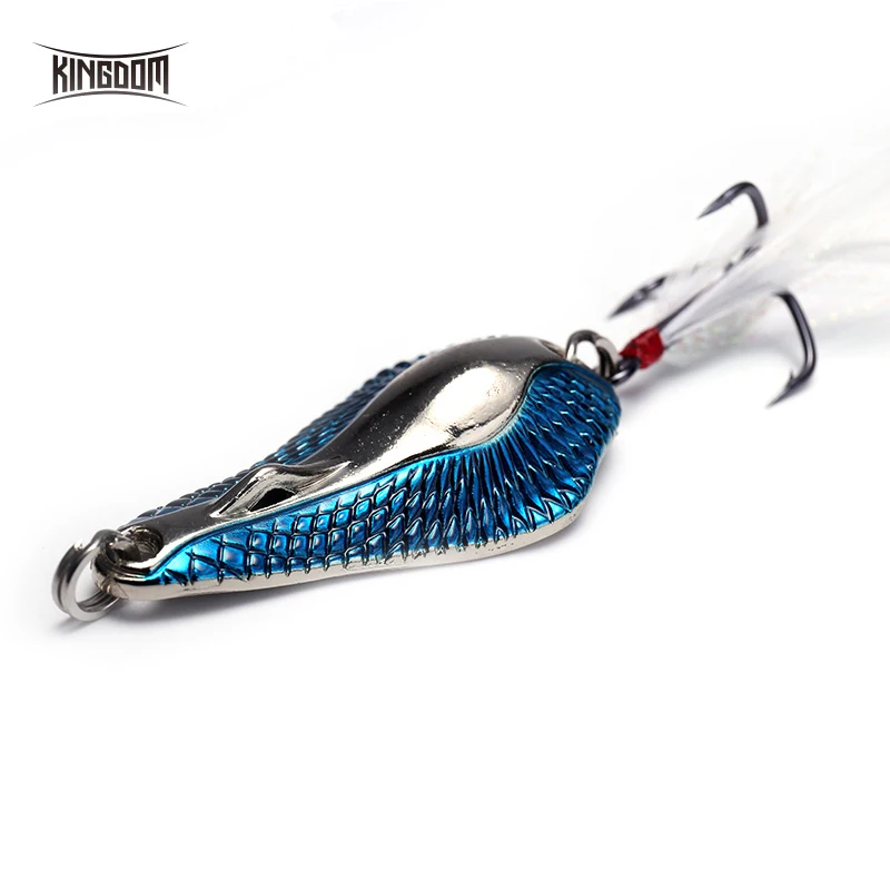 

KINGDOM Model 3401 5g,7g,10.5g,14g,21g Metal Artificial Spoon Bait Six Colors Available Fishing Lures