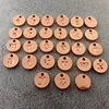 Diy 26 english letters lowercase a-z color preserving pendant letters