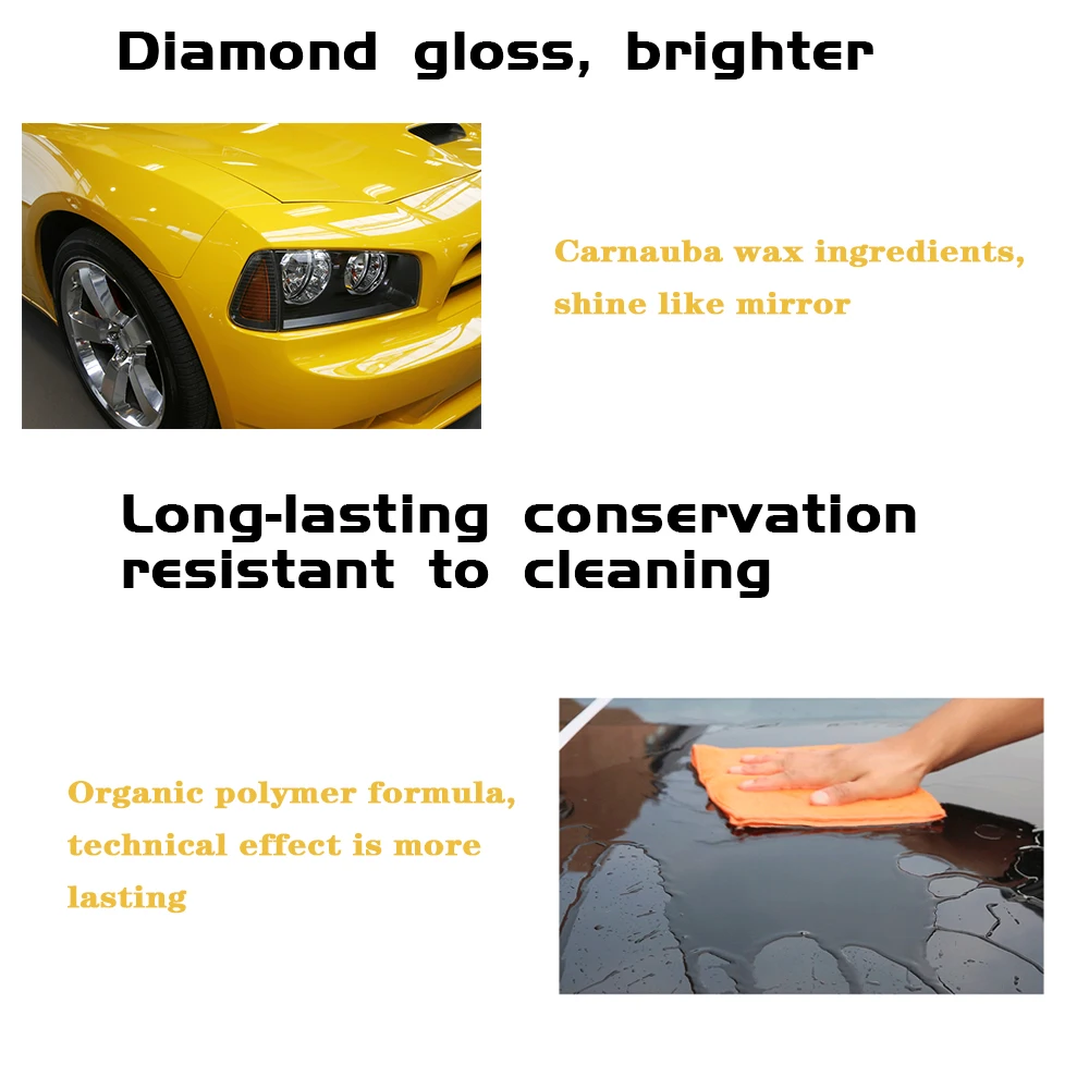 Auto food grade brazilian ceramic coating private label waterproof waterless care liquid crystal wash carnauba polish car wax