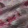 Paper print polyester pleated fabric material for women shirt