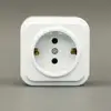 2018 european wall socket 64*64mm surface mount plug receptacle16a light schuko socket