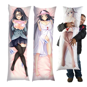 Anime body pillow with hole