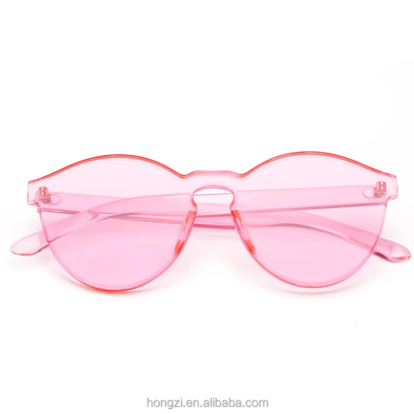 

2020 lens sunglasses women transparent plastic glasses men style sunglasses clear candy color brand designer