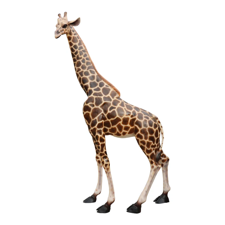 Customized Giraffe Statue Fiberglass Outdoor Giraffe Them ...
