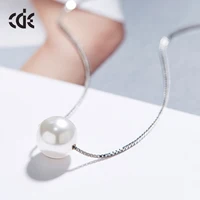 

925 Silver Simple Freshwater Pearls Necklace For Women And Girls