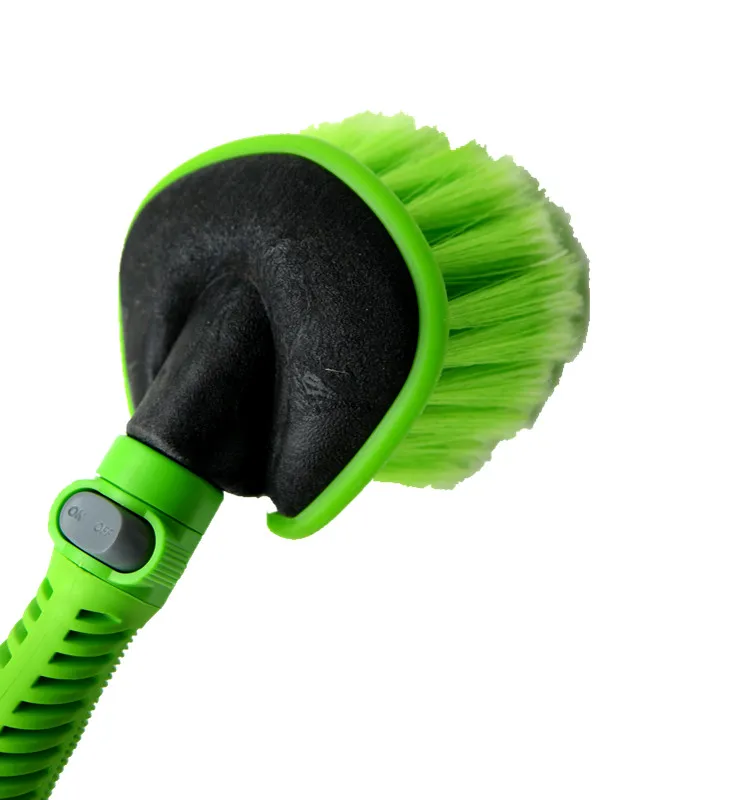 Pp Plastic Car Green Wheel Wash Cleaning Brush Buy Car Cleaning Brush