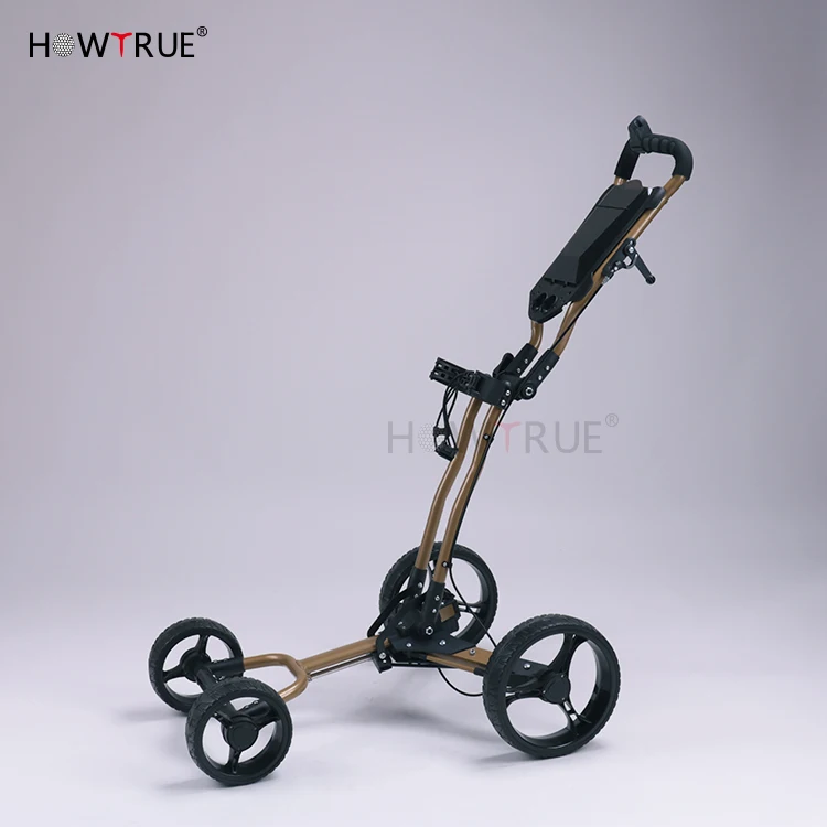 Foldable EVA Foam Tyre  Golf Push Cart For Sale