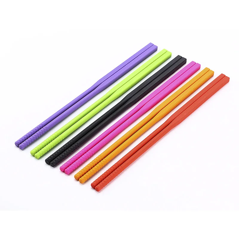 

Reusable Sushi Chopsticks Dishwasher safe Easy-grip silicone chopstick, Customized