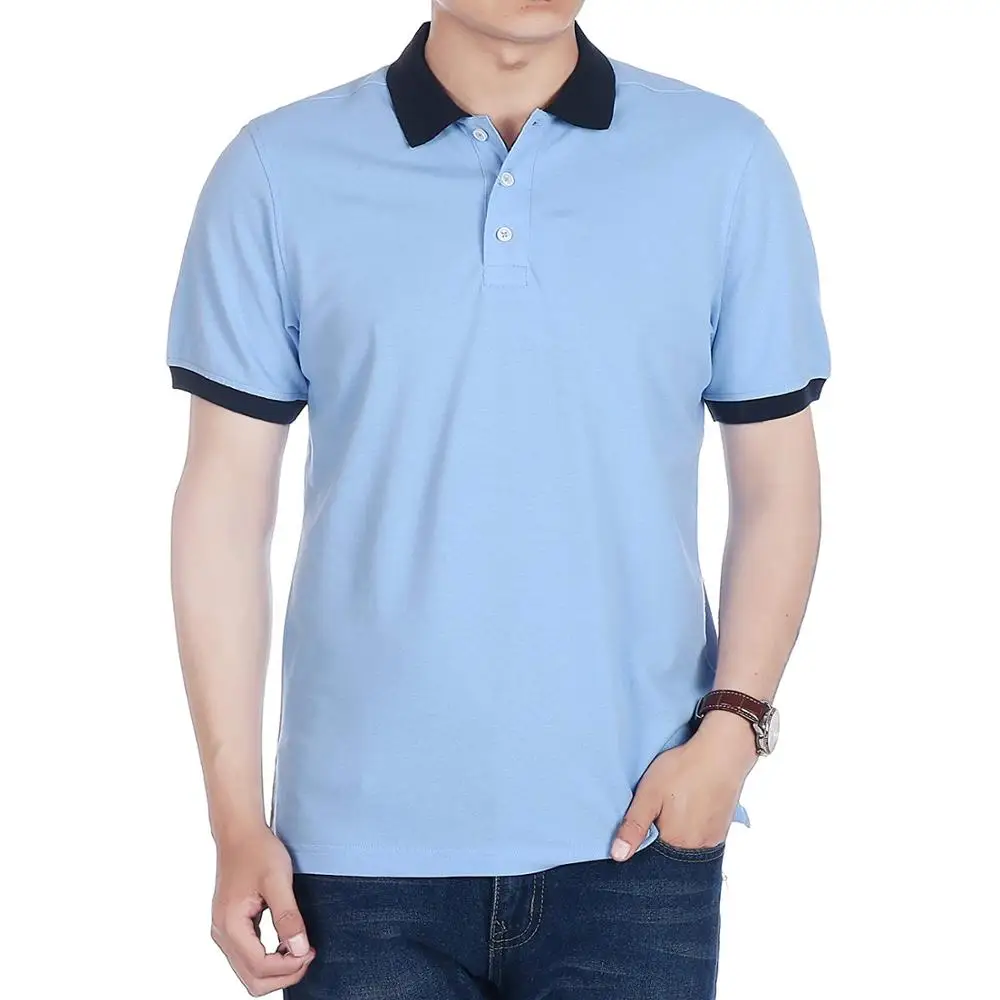 Cotton Men Polo T Shirts Sports Garment Singlets Short Sleeve Tops Polo Clothing