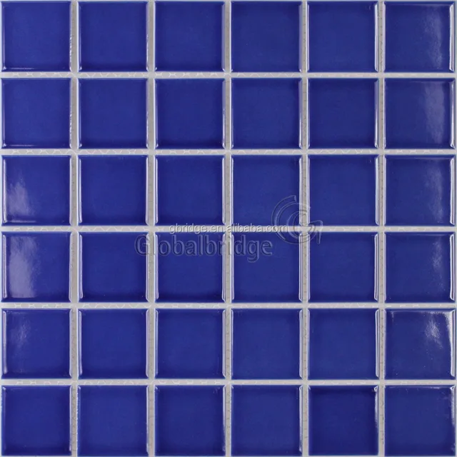 Vendita calda piscina tessere di mosaico in ceramica blu smaltato piastrelle di mosaico in ceramica