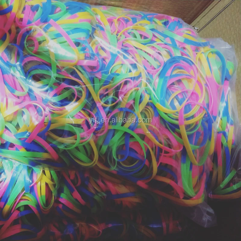 
new style silicone kids bracelets colorful mini bracelets for gifts 185*5*1.3mm 