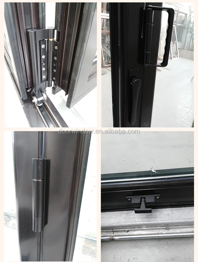 Top Quality Thermal Break Aluminum Accordion Door Italy Hardware System Ultra Large Folding door