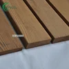 Guangzhou Carbonized pine outdoor decking pine thermowood ceiling wallboard solid wood floor tile