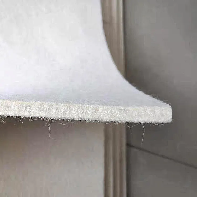 
10 mm thick pressed 100% wool industrial felt sheet white industry wool felt 