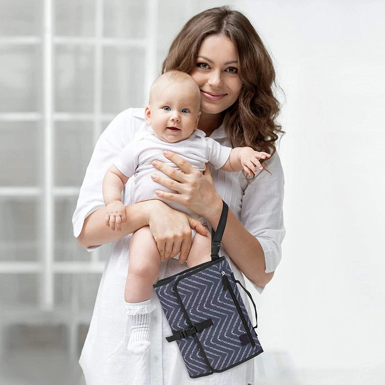 
OEM Portable waterproof travel traveling foldable diaper baby changing mat baby diaper changing pad 