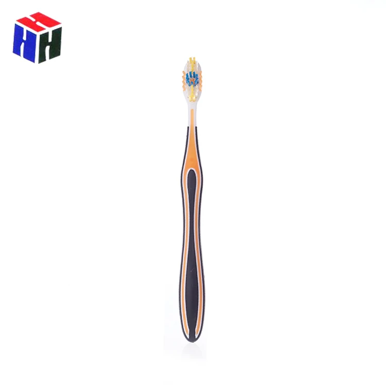 

Factory wholesale OEM soft/medium/hard bristle supermarket toothbrush for adult, Four