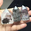 Green Ghost Quartz Points Wholesale Natual Small Size Green Phantom Quartz Crystal Healing Points for Gifts