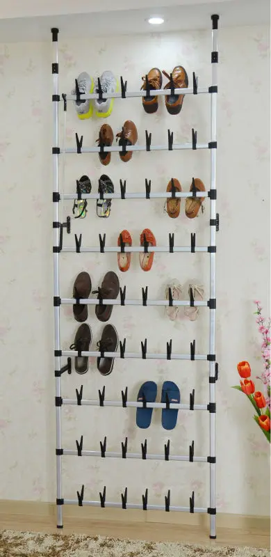 metal shoe rack wall mounted