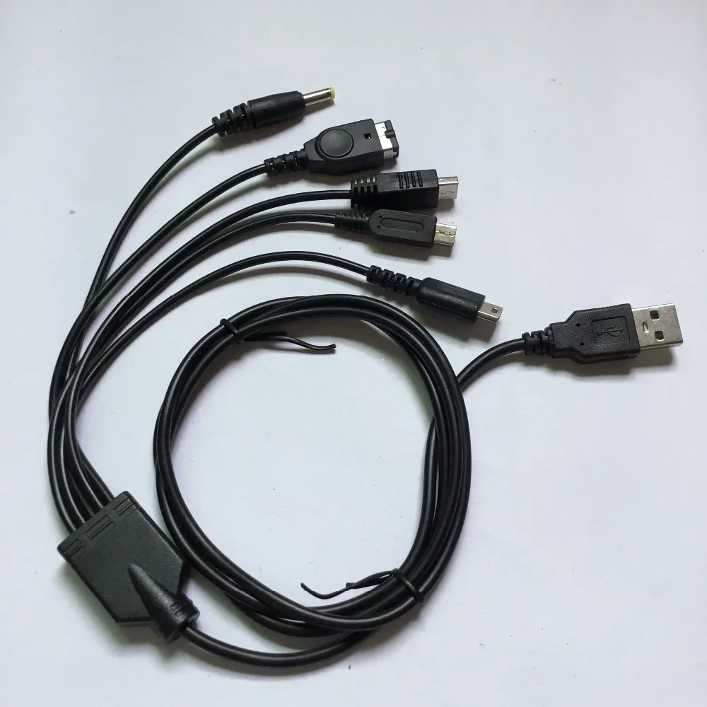 5in1 Usb 充电器充电电缆为任天堂ds Lite 为游戏男孩提前gba Sp Usb 电缆psp Buy 用于任天堂ds Lite 的充电 电缆 用于nds 的充电电缆 用于