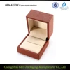 Good quality wood paper jewelry packaging plastic ring box