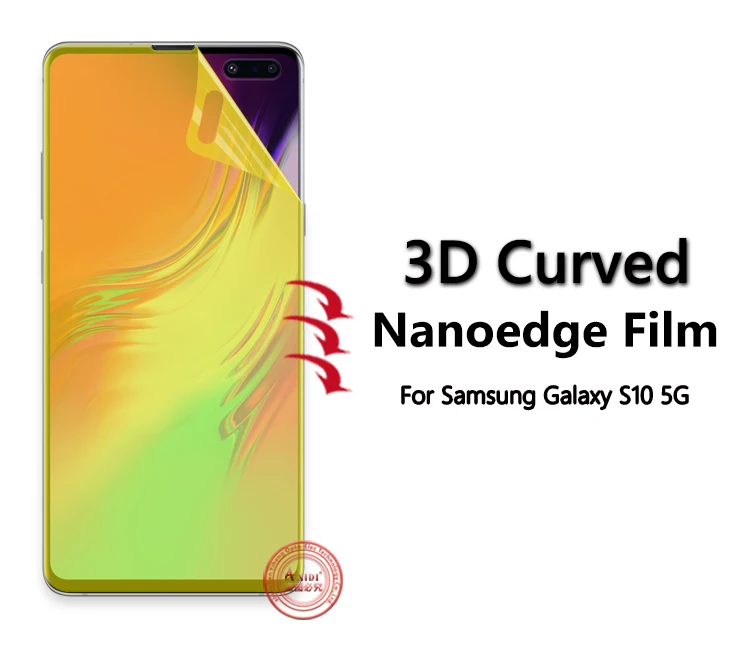 Nano Edge Screen Protector For Samsung Galaxy S10 5g