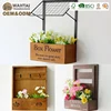 Wahtai Popular Pastoral Style Creative Decorative Flower Pine Wood Wall Planter