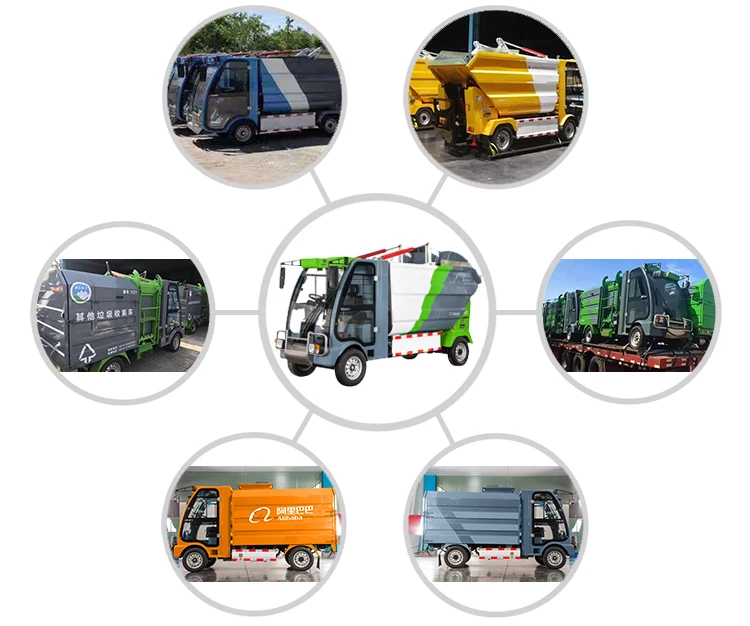ART-Y48 Battery Powered Automatic Trash Bin Washing Truck